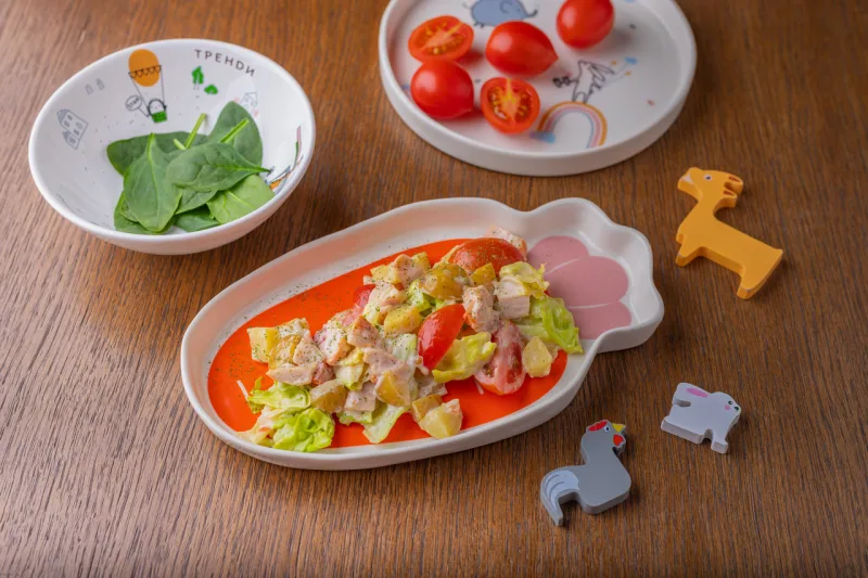 Заказать Салат с курочкой и картофелемс доставкой |Тренди